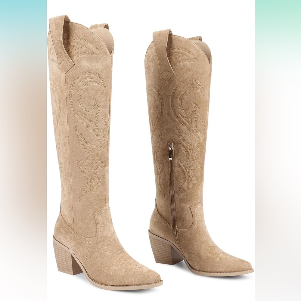Wetkiss Knee High Cowgirl Boots